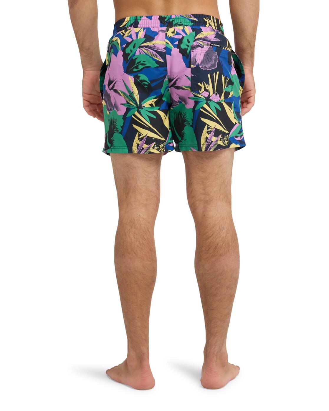 Zwembroek EVERYDAY PRINTED VOLLEY 15" Blau Heren 3/4