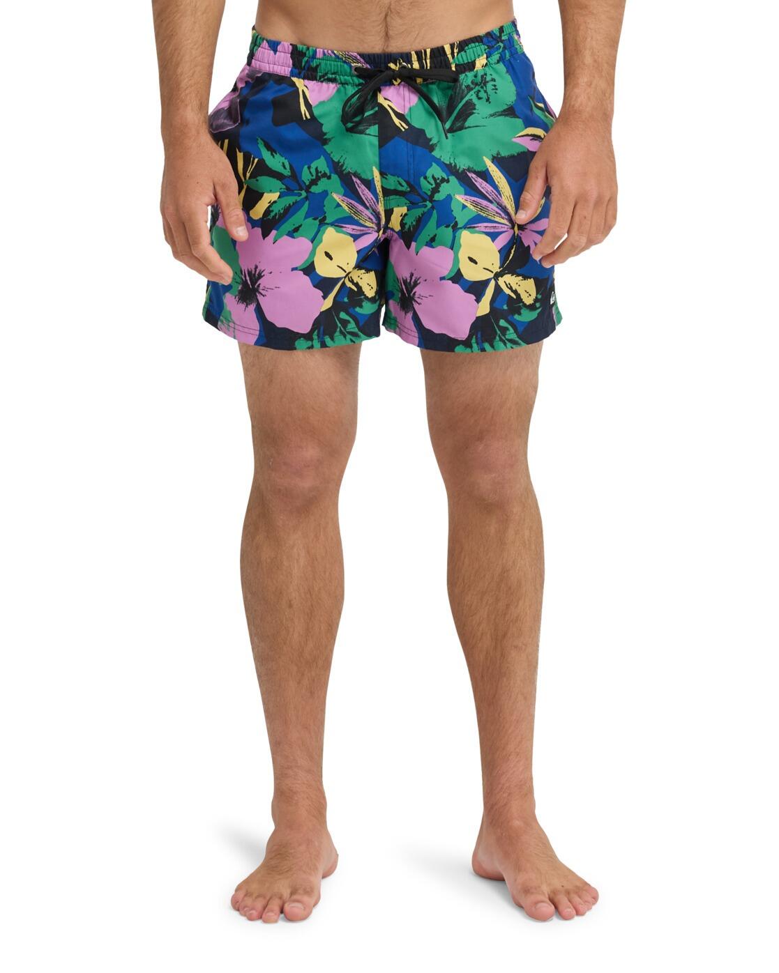 Zwembroek EVERYDAY PRINTED VOLLEY 15" Blau Heren 2/4