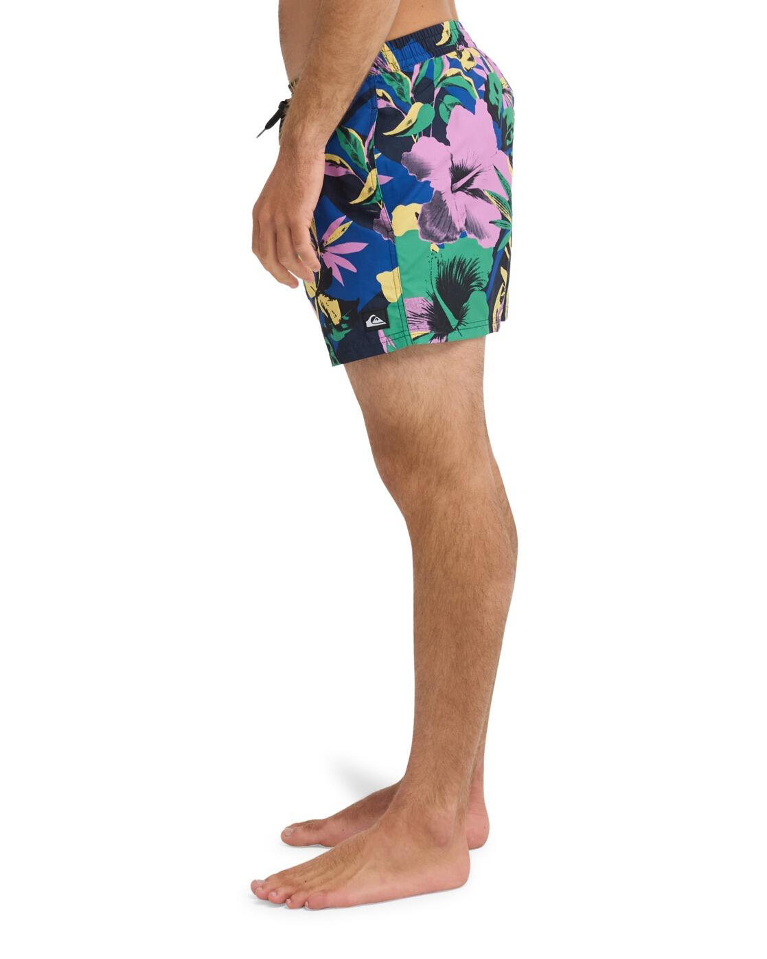 Zwembroek EVERYDAY PRINTED VOLLEY 15" Blau Heren 4/4