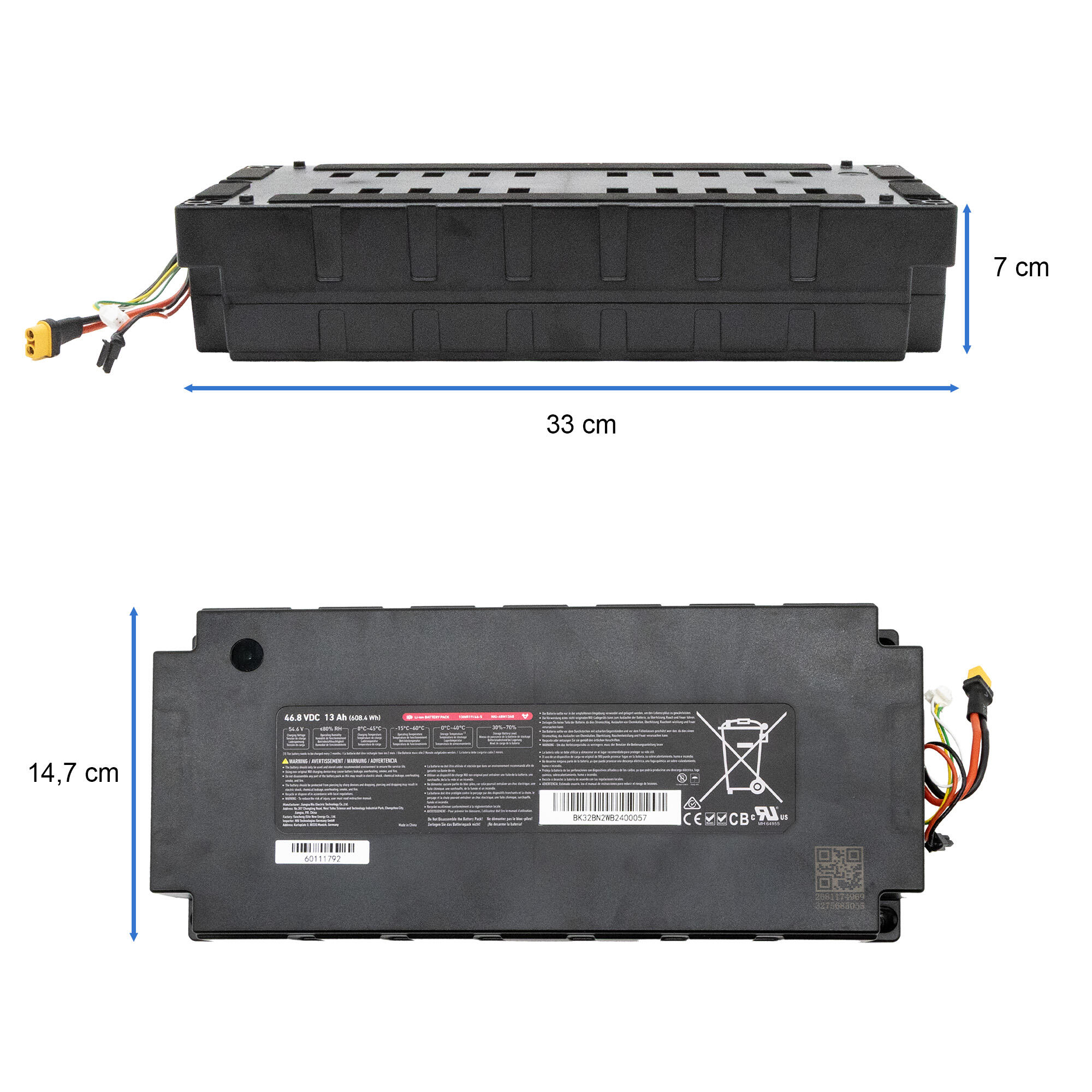 Batería Niu KQi3 MAX 2/3