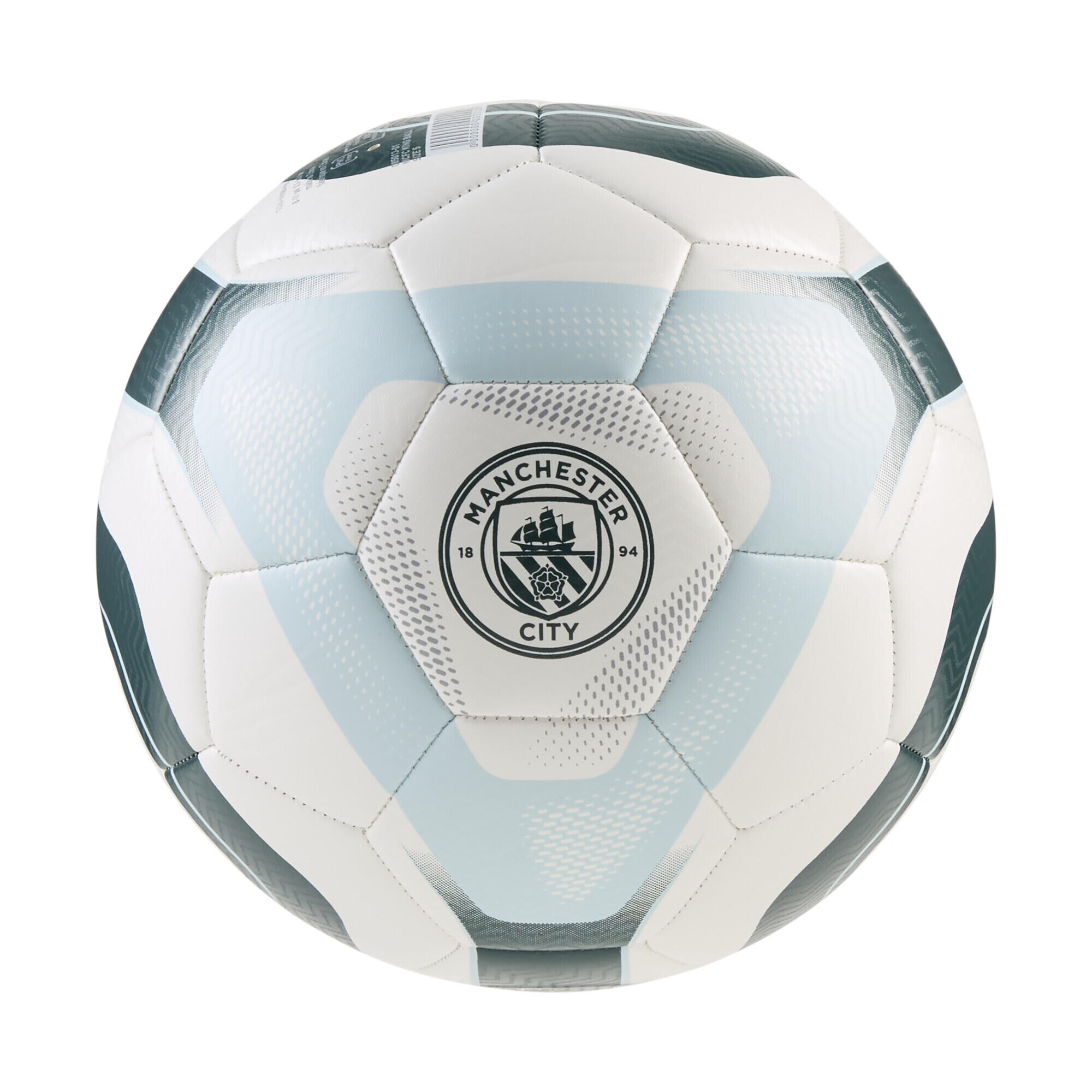 Puma - Ballon D’entraînement King Manchester City Puma - Ballon De Foot - Blanc|multicolore - 5 - Decathlon