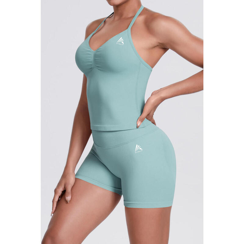 Bustiera FITSKIN V-Form Shortline Mint Twist