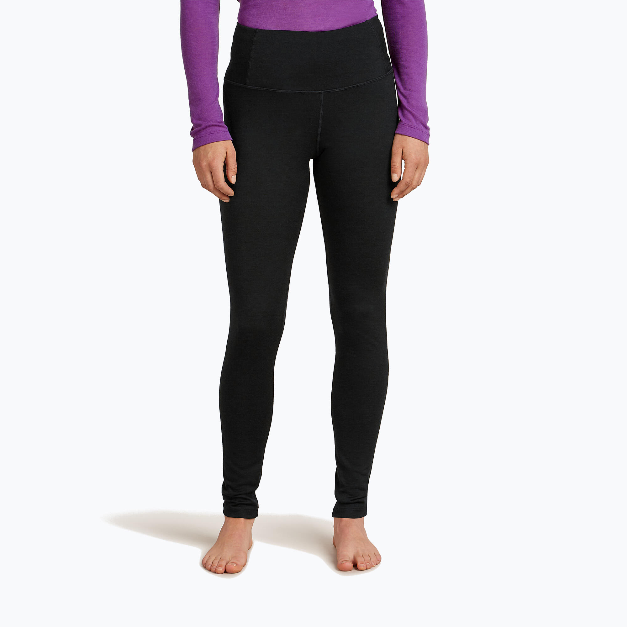 Legginsy termoaktywne damskie icebreaker Merino 200 Oasis High Rise 1/7