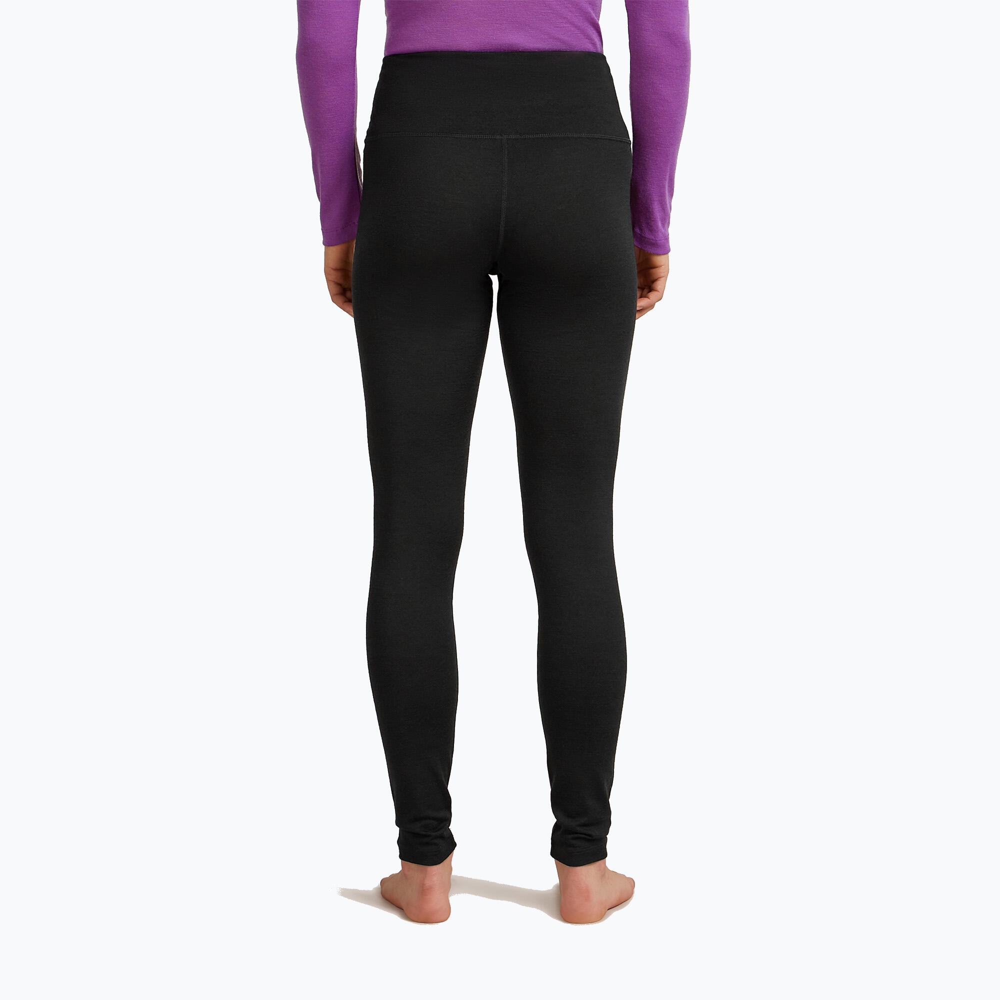 Legginsy termoaktywne damskie icebreaker Merino 200 Oasis High Rise 3/7