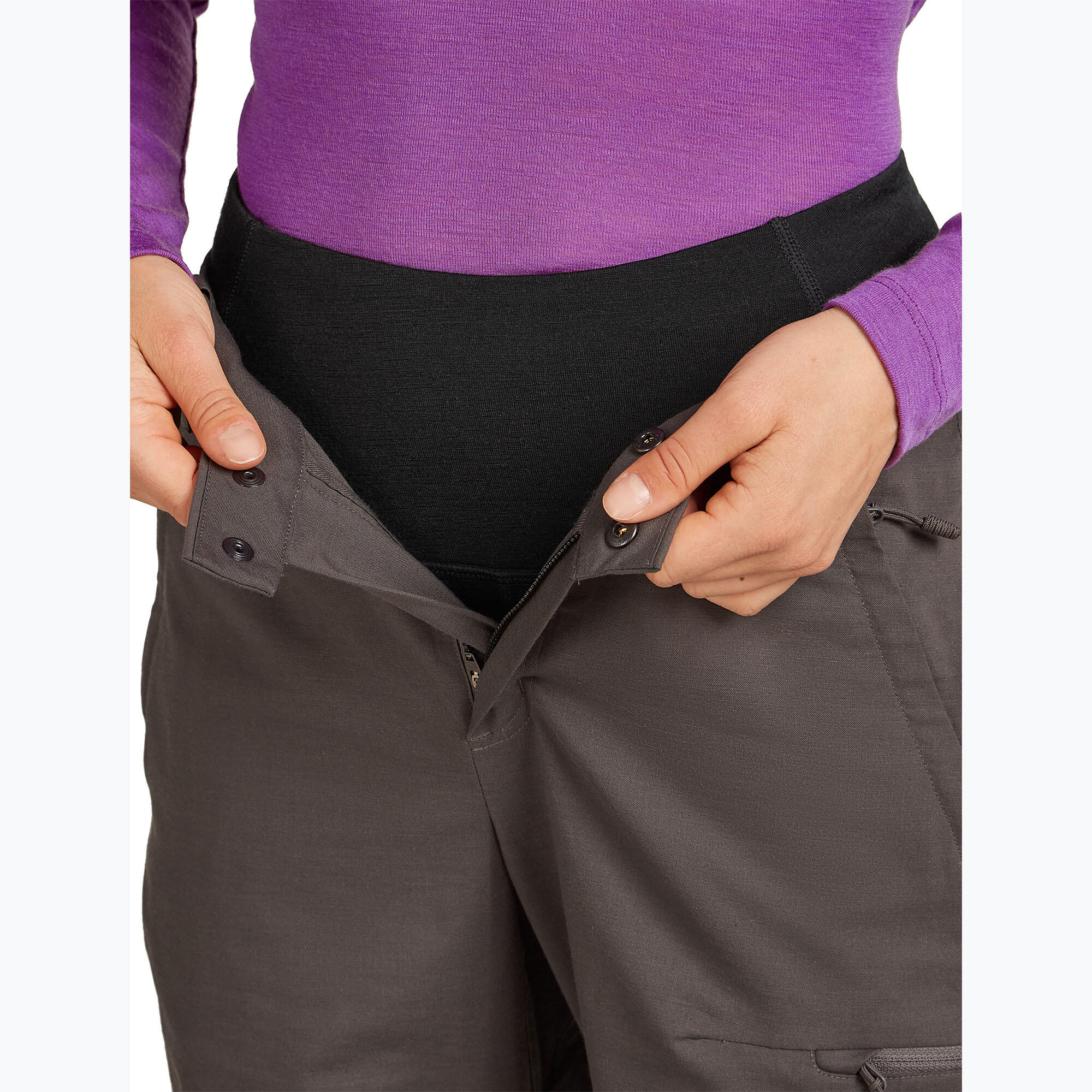 Legginsy termoaktywne damskie icebreaker Merino 200 Oasis High Rise 5/7