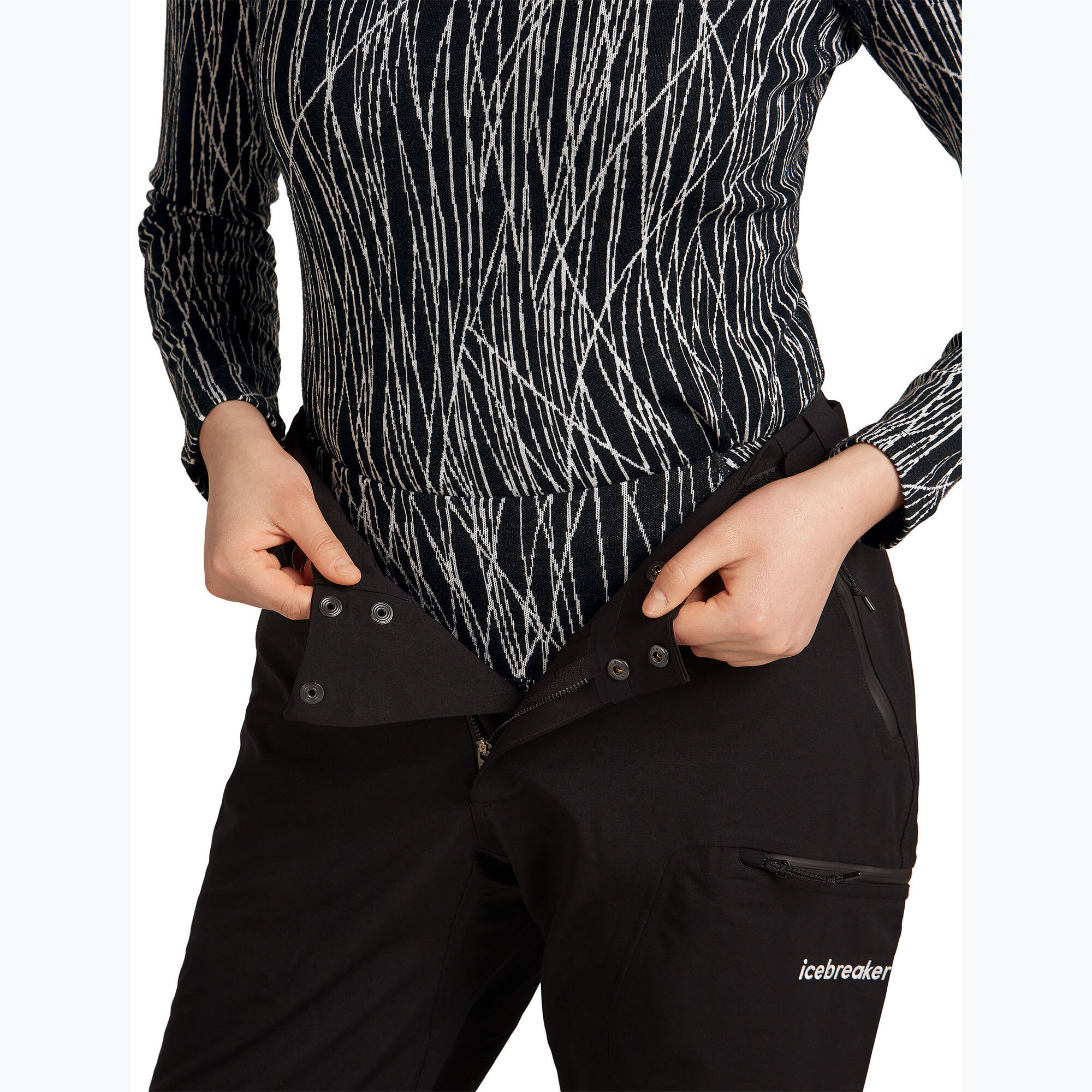 Legginsy termoaktywne damskie Icebreaker Merino 260 7/7