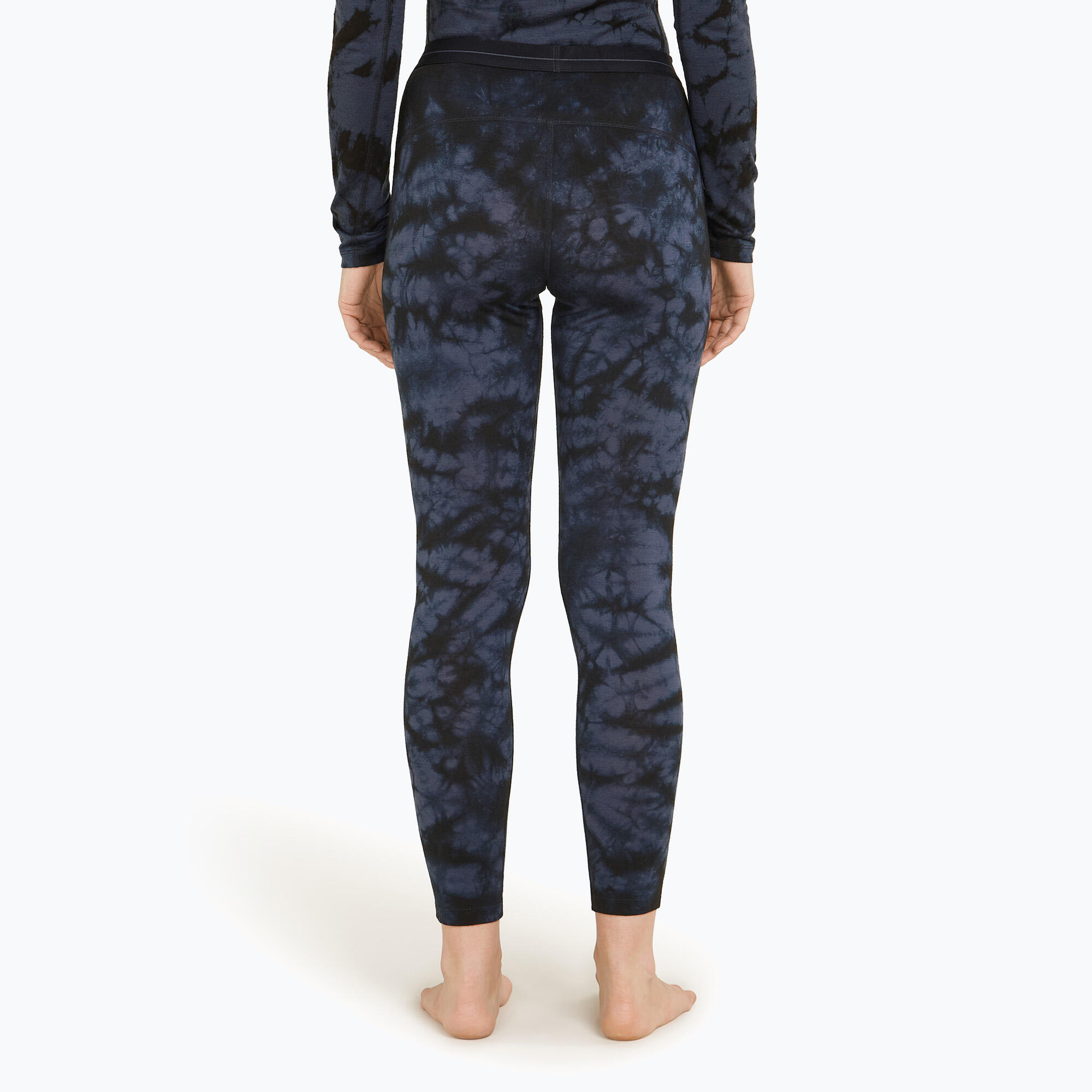 Spodnie termoaktywne damskie icebreaker Merino 200 Oasis Leggings Cloud Dye 3/5