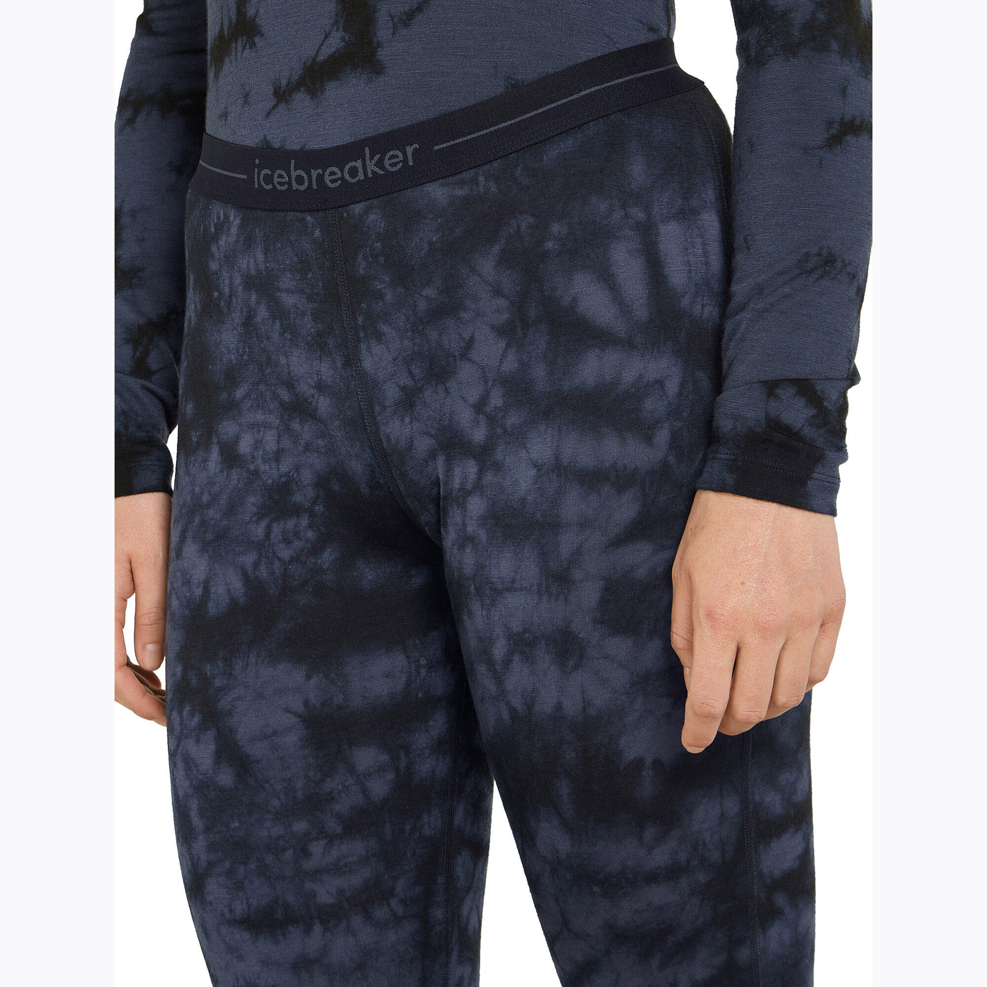 Spodnie termoaktywne damskie icebreaker Merino 200 Oasis Leggings Cloud Dye 4/5