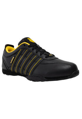 K-swiss arvee 1.5 court style sneaker – zwart, gele accenten