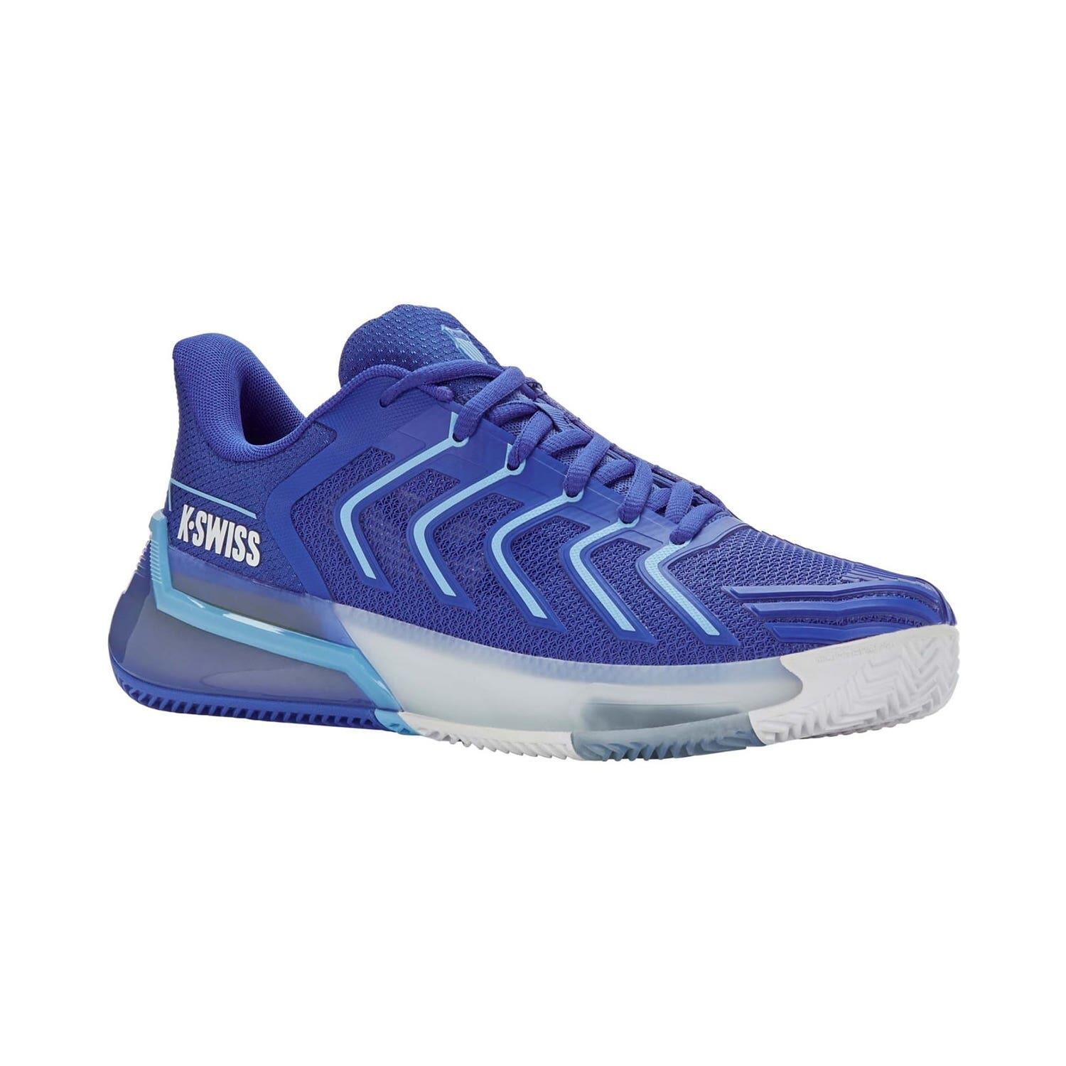 K‑SWISS ULTRA SHOT 4 HB herentrainingschoenen, blauw met paarse accenten 2/6