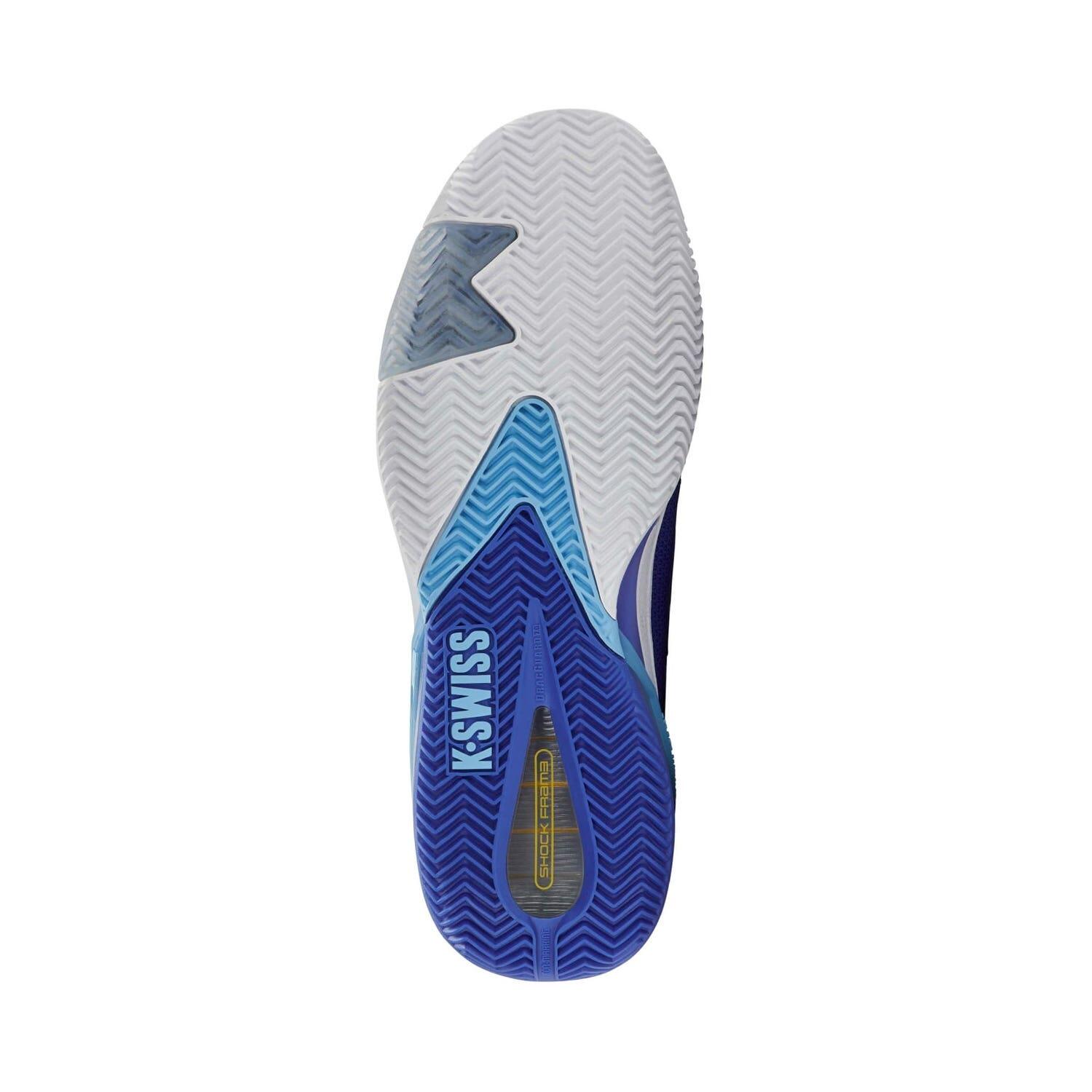 K‑SWISS ULTRA SHOT 4 HB herentrainingschoenen, blauw met paarse accenten 6/6