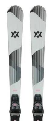 Völkl shine sc dames + vmotion 11 tcx carve ski's - 158cm - grijs