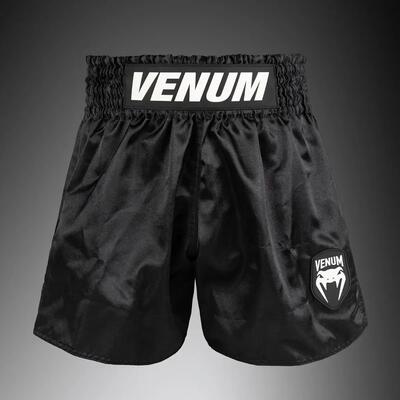 Short Muay Thai Venum Classic Evo – Nero/Bianco – M