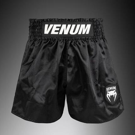 Short Muay Thai Venum Classic Evo – Noir/Blanc – M
