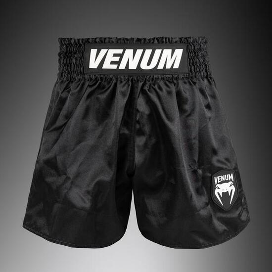 Short Muay Thai Venum Classic Evo – Noir/Blanc – M