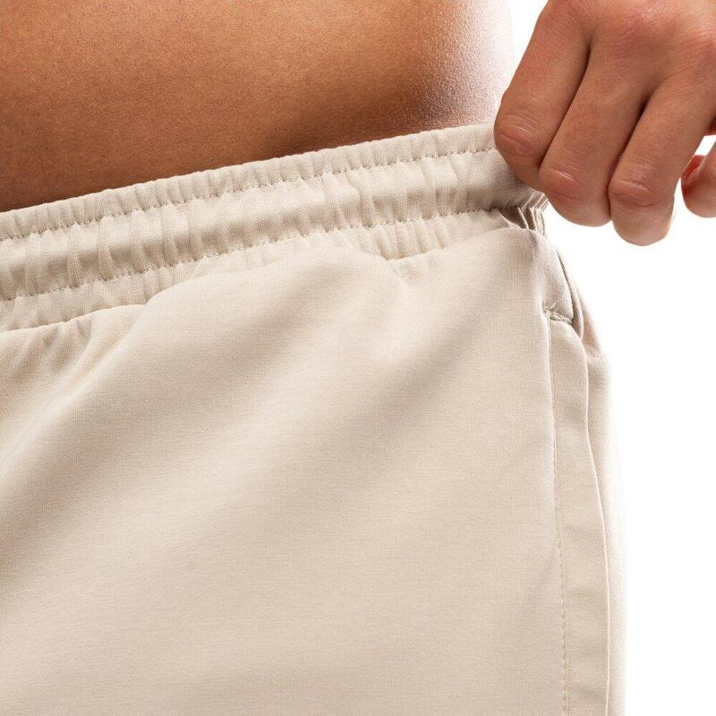 Pantaloni scurți de antrenament din bumbac pentru bărbați Titan Sand Bej