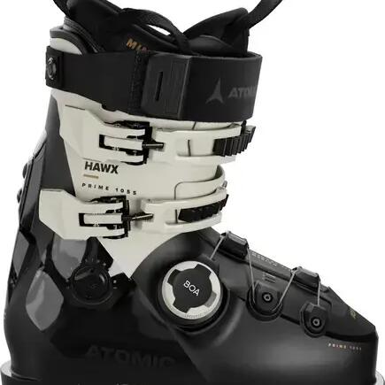 Atomic Hawx Prime 105 S BOA Womens Ski Boots - 23.5 - Black/Stone
