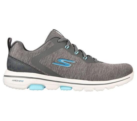 Chaussures de golf Skechers Go Golf Walk 5 pour femmes, grises