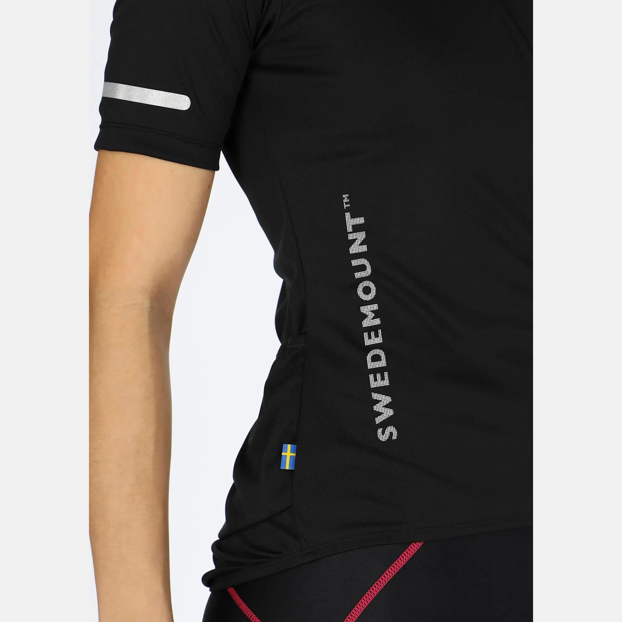 Camiseta Manga Corta Ciclismo Mujer Transpirable Secado Rápido Core 7/9