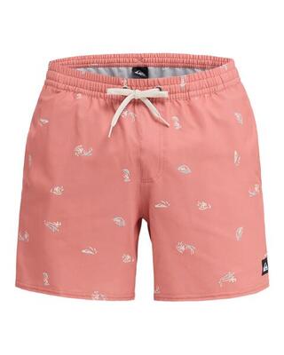 Zwembroek stretch printed volley 16" gelb heren