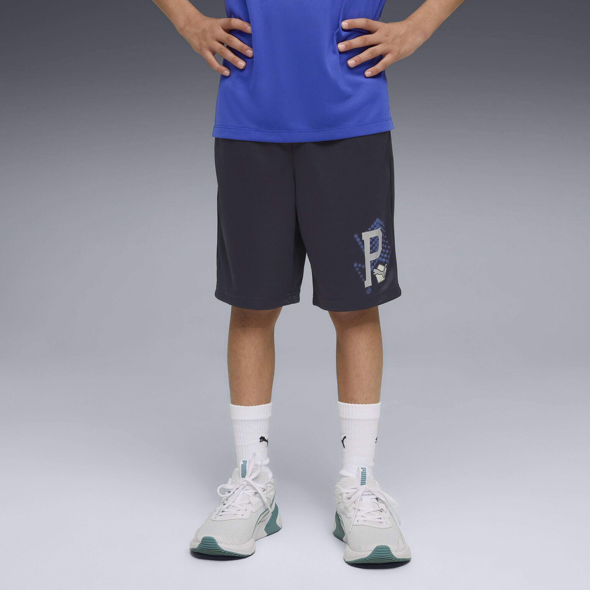 Calções infantil cós elástico Active Sports PUMA 2/5