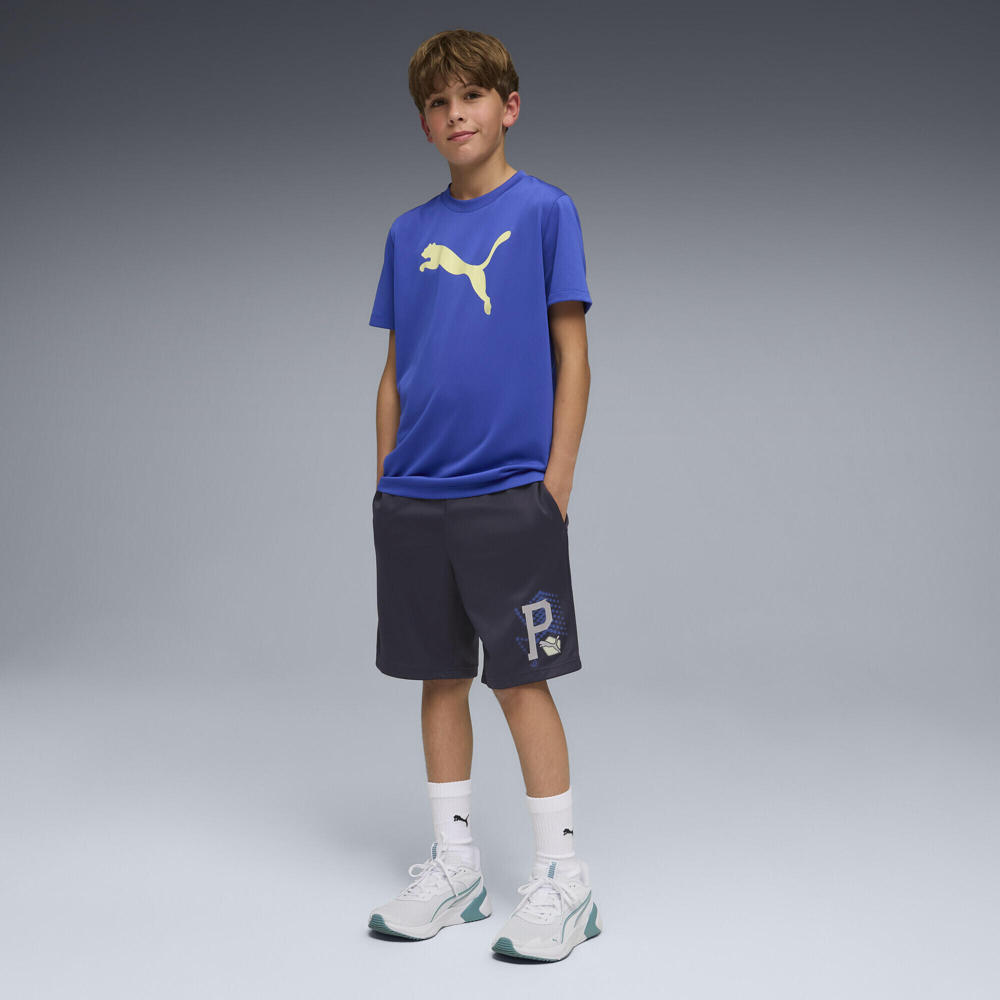 Calções infantil cós elástico Active Sports PUMA 4/5