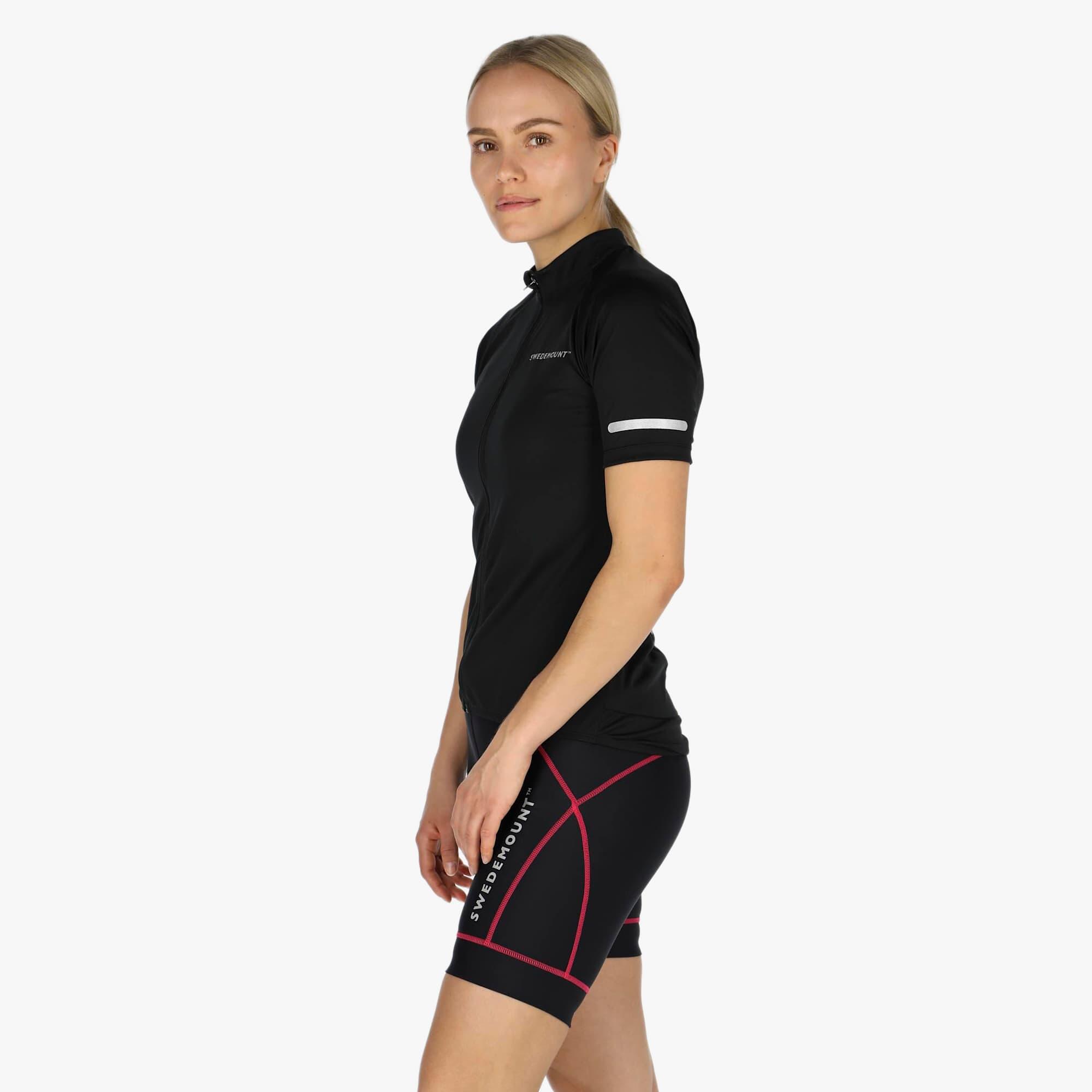 Maglia Maniche Corte Ciclismo Donna Traspirante Asciugatura Rapida Core 4/7