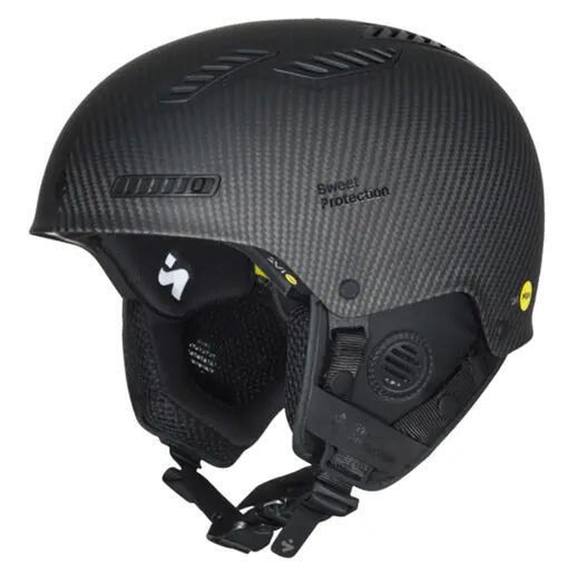 Sweet Protection - Sweet Protection Grimnir V2i Mips Casque Ski - S-m - Natural Carbon - Casque - Gris|noir - 38 S - Decathlon