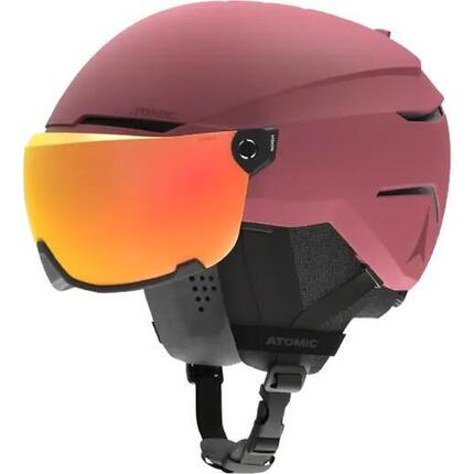 Sporty zimowe Kaski Atomic Savor Visor Stereo Kask Narciarski - S - Maroon