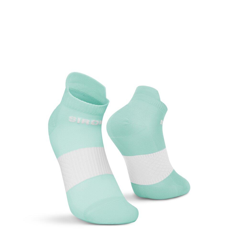 Herren und Damen Fitness Kurze Laufsocken, 3er-Pack Helix Mint Grün 3/6