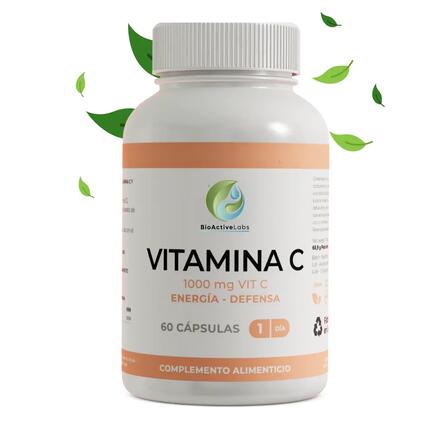 Vitamine C 1000 mg Gélules Immunité Énergie 60 unités.