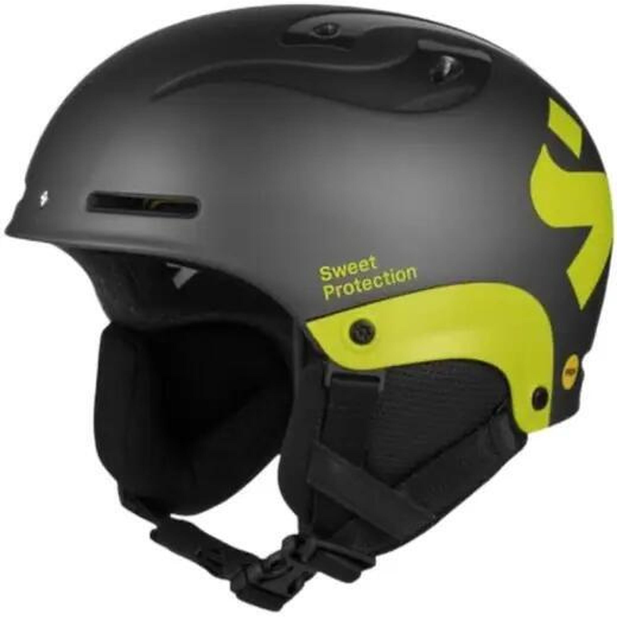 Sweet Protection - Sweet Protection Blaster Ii Mips Junior Casque Ski - S-m - Slate Gray/fluo - Casque - Gris|jaune|noir - 38 S - Decathlon