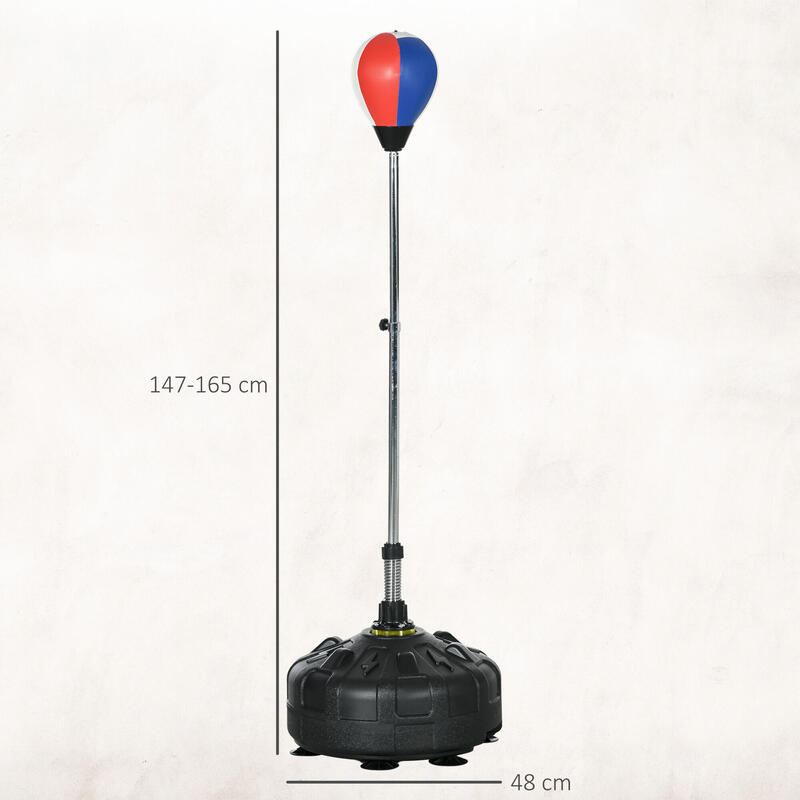 Minge de box SPORTNOW bază umplubilă, înălțime reglabilă 147-165 cm