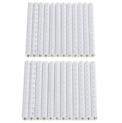 Tubi riflettenti per raggi bici bianchi set 24 75 mm