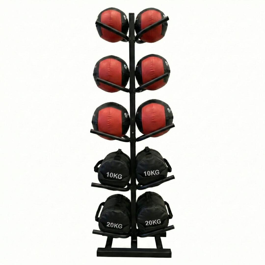 Support rangement vertical pour balles et sacs lestés GladiatorFit 3/5