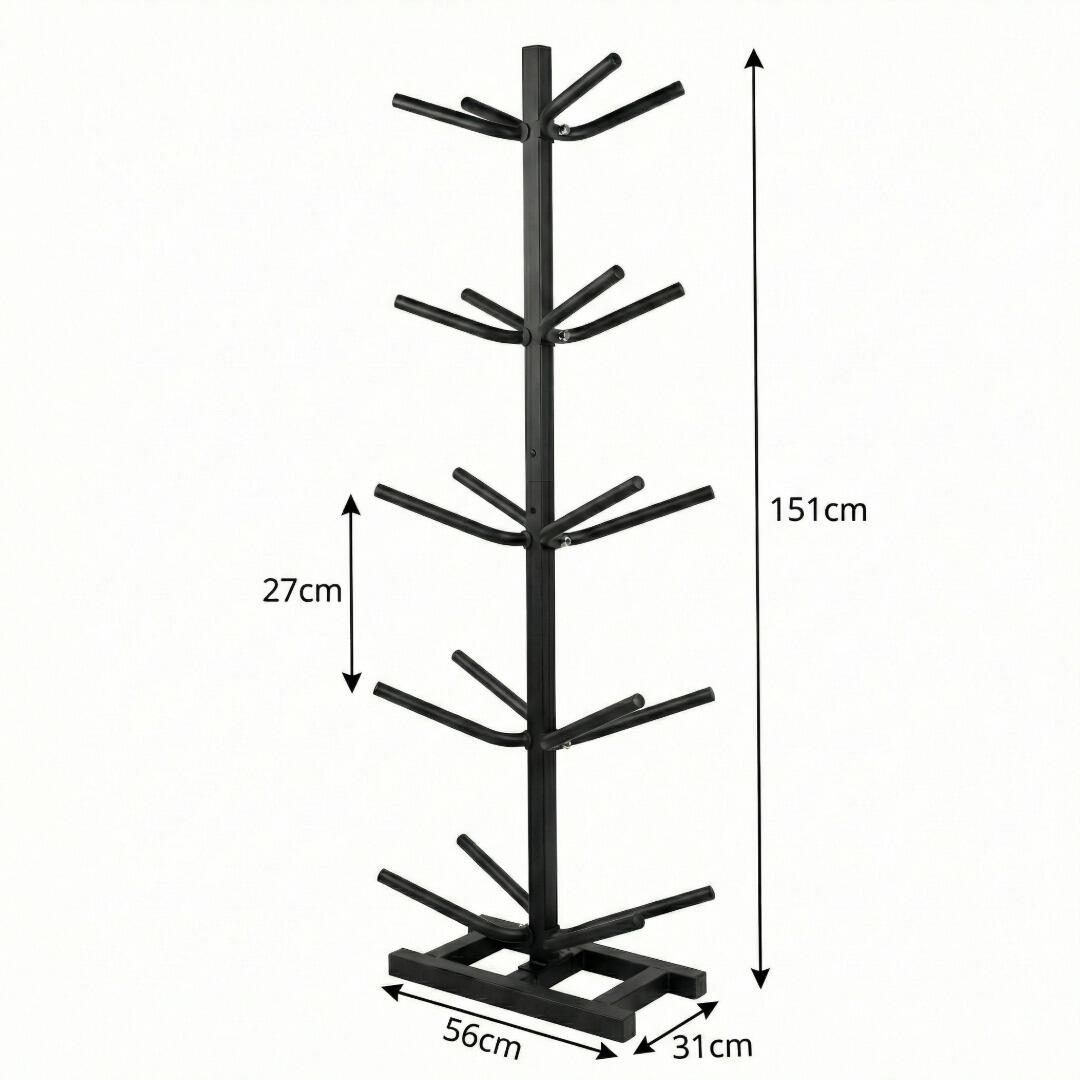 Support rangement vertical pour balles et sacs lestés GladiatorFit 4/5