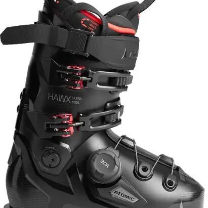 Atomic Hawx Ultra 130 S BOA Mens Ski Boots - 27.5 - Black/Red