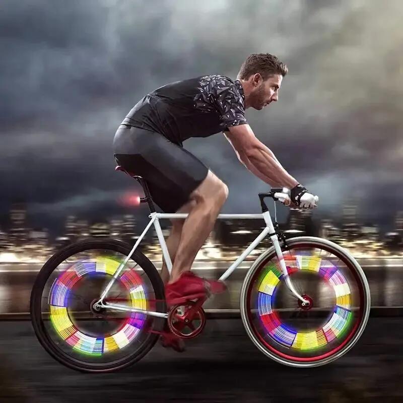 Tubos refletores para raios de bicicleta multicolor conjunto 24 75 mm 4/6
