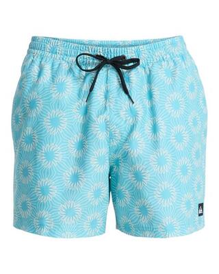 Zwembroek everyday printed volley 15" braun heren