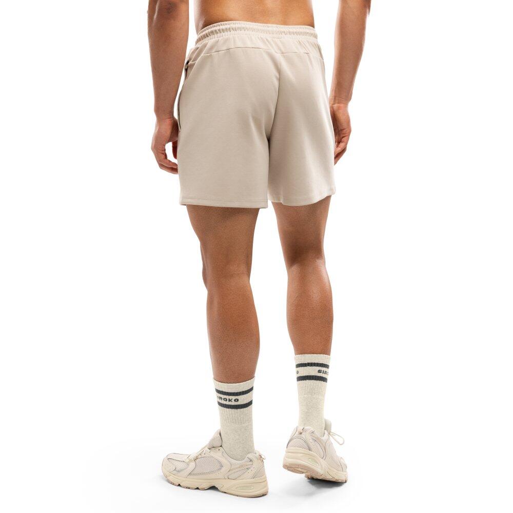 Men Fitness 's cotton workout shorts Titan Sand Beige 2/7