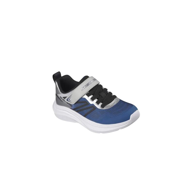 Zapatillas Deportivas Niños Skechers Microspec Velocity Marino/Gris Ligeras 2/4