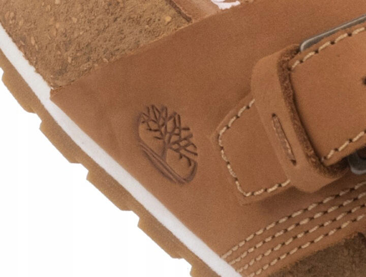 Klapki skórzane damskie brązowe TIMBERLAND MALIBU WAVES SLIDE RUST NUBUCK 4/6