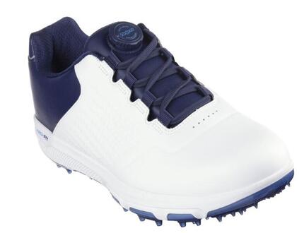 Skechers GO GOLF Pro 6 SL Twist, Zapatos de Golf Hombre, Blanco/Marino