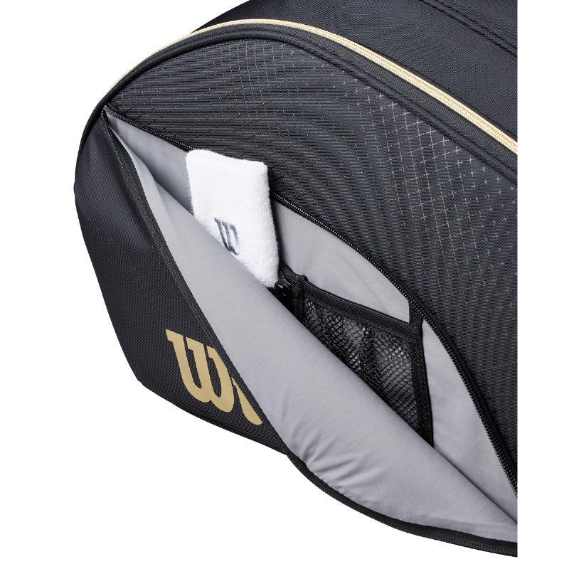 Borsa per Racchette Wilson Defy V1 Black/Gold 2026 3/5