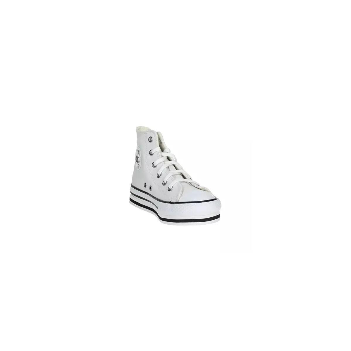 Baskets Fille Baskets Converse Blanc Blanc Converse 3/5