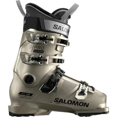 Salomon s/pro alpha 100 w gw skischoenen dames - 23.5 - bronze metalic