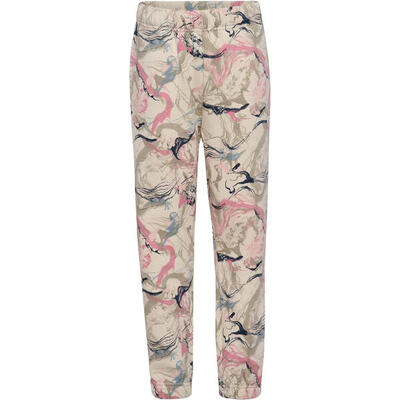 Hoge taille broek voor meisjes hummel aop