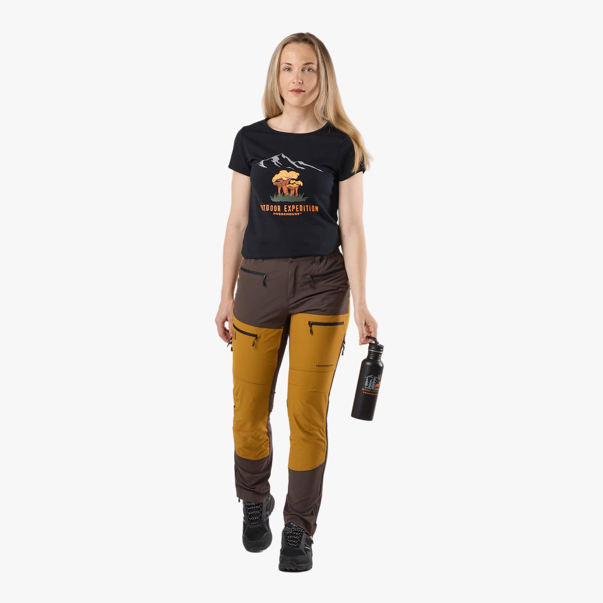 Dames wandelbroek outdoor winddicht ademend Lofoten Stretch 3/8