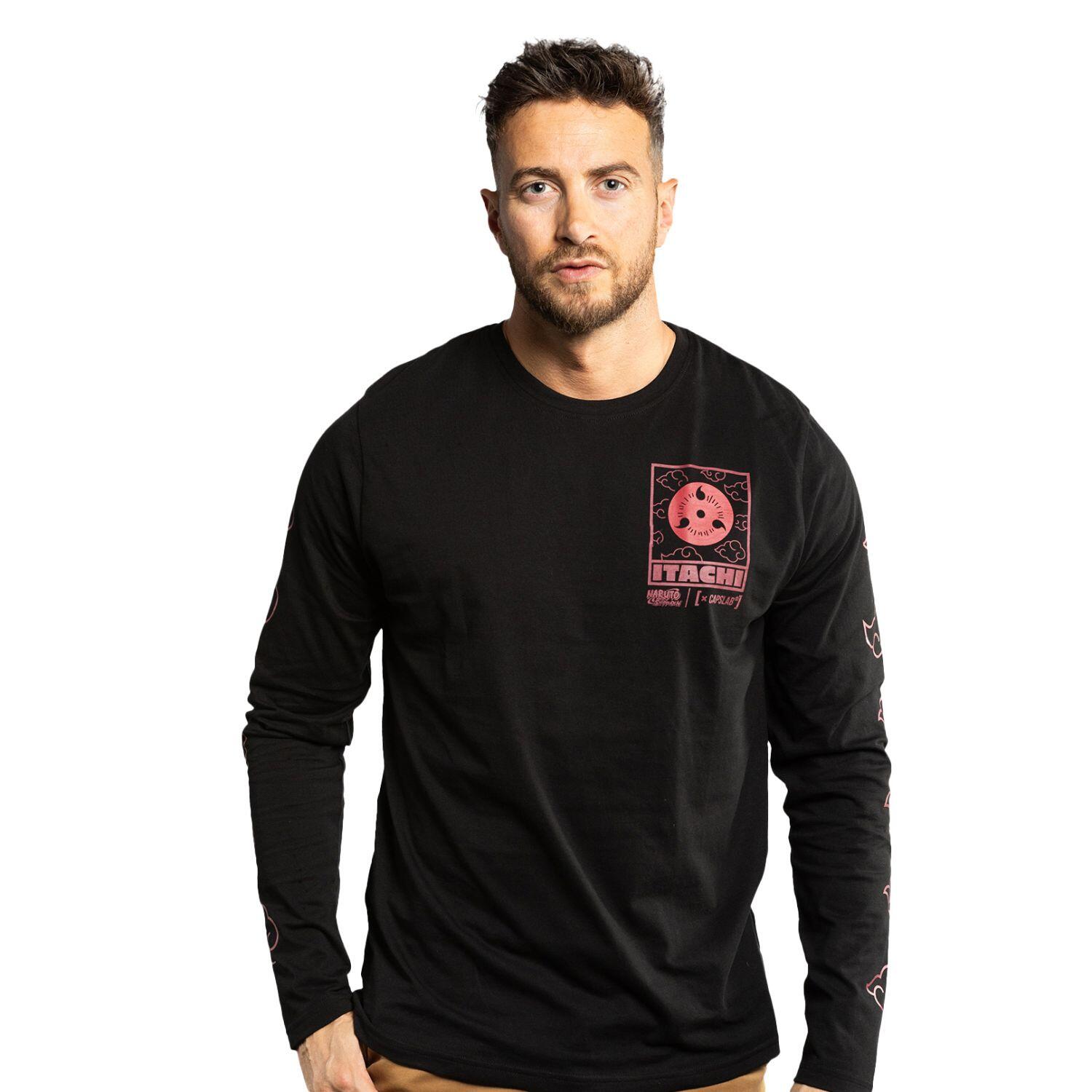 T-shirt homme manches longues Naruto Shippuden Itachi 1/5