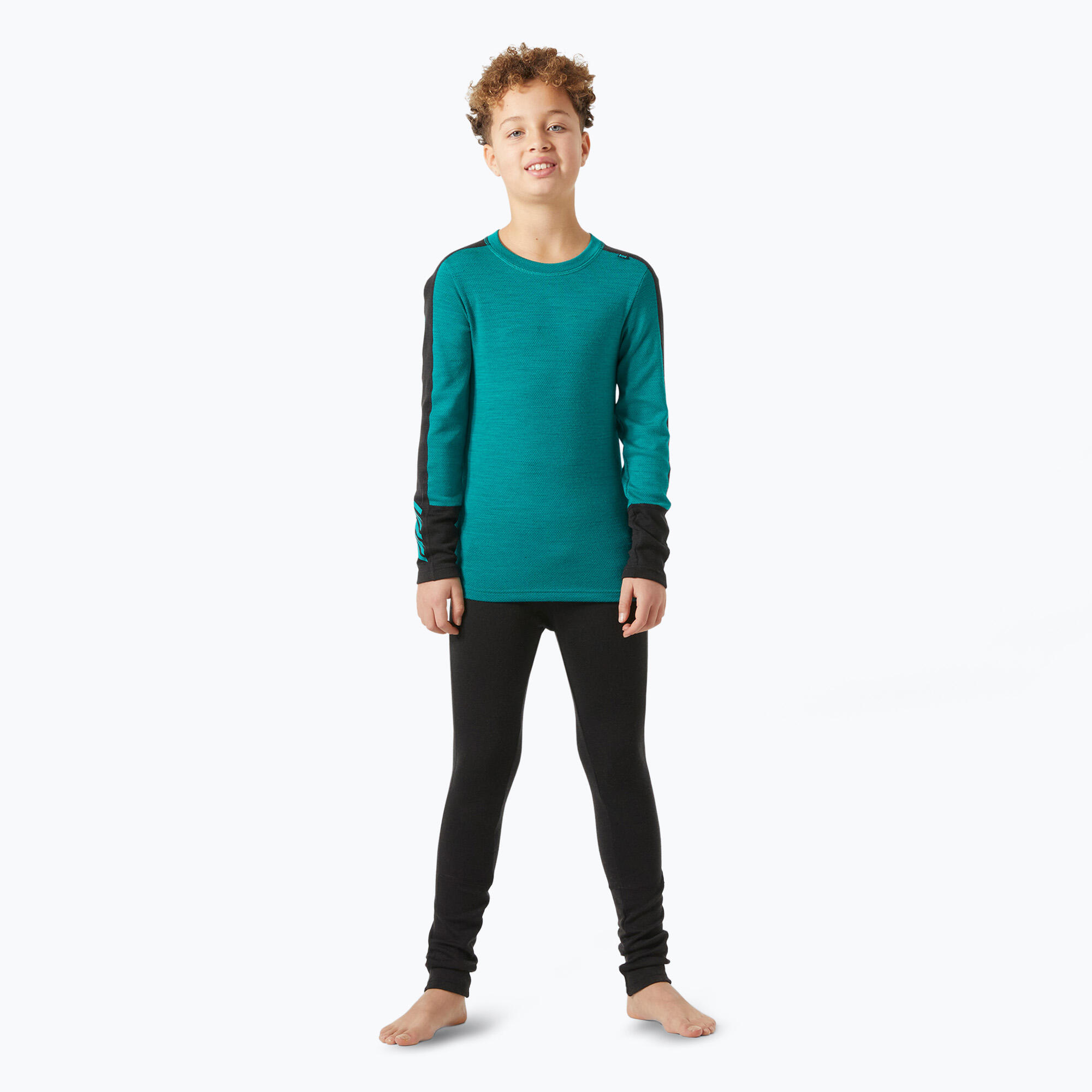 Komplet bielizny termoaktywnej dziecięcej Helly Hansen JR Lifa Merino Midweight 1/7